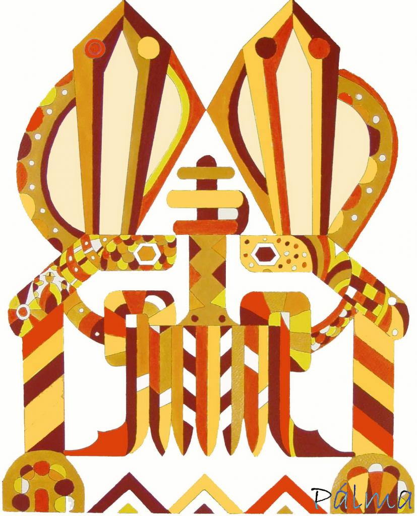 Olaj, akvarell papír, 70cm x 50cm