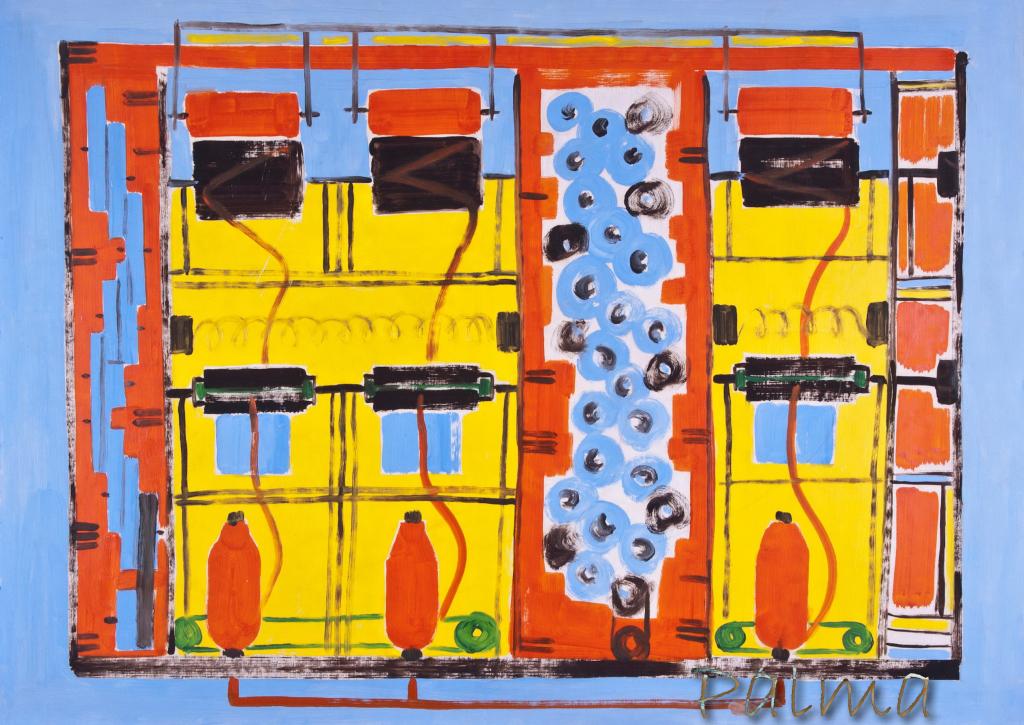 Olaj, akvarell papír