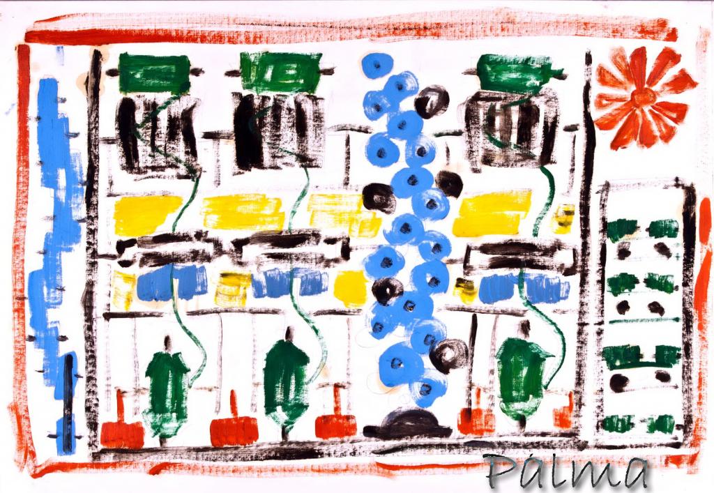 Olaj, akvarell papír