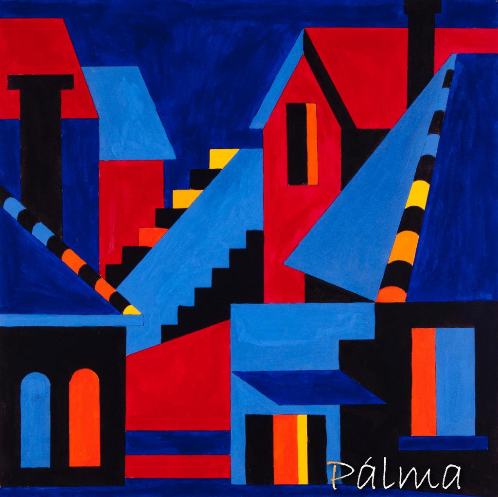 Olaj, akvarell papír, 50cm x 49cm