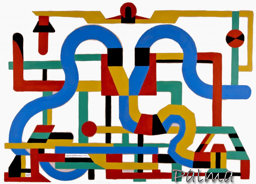 Olaj, akvarell papír, 50cm x 70cm