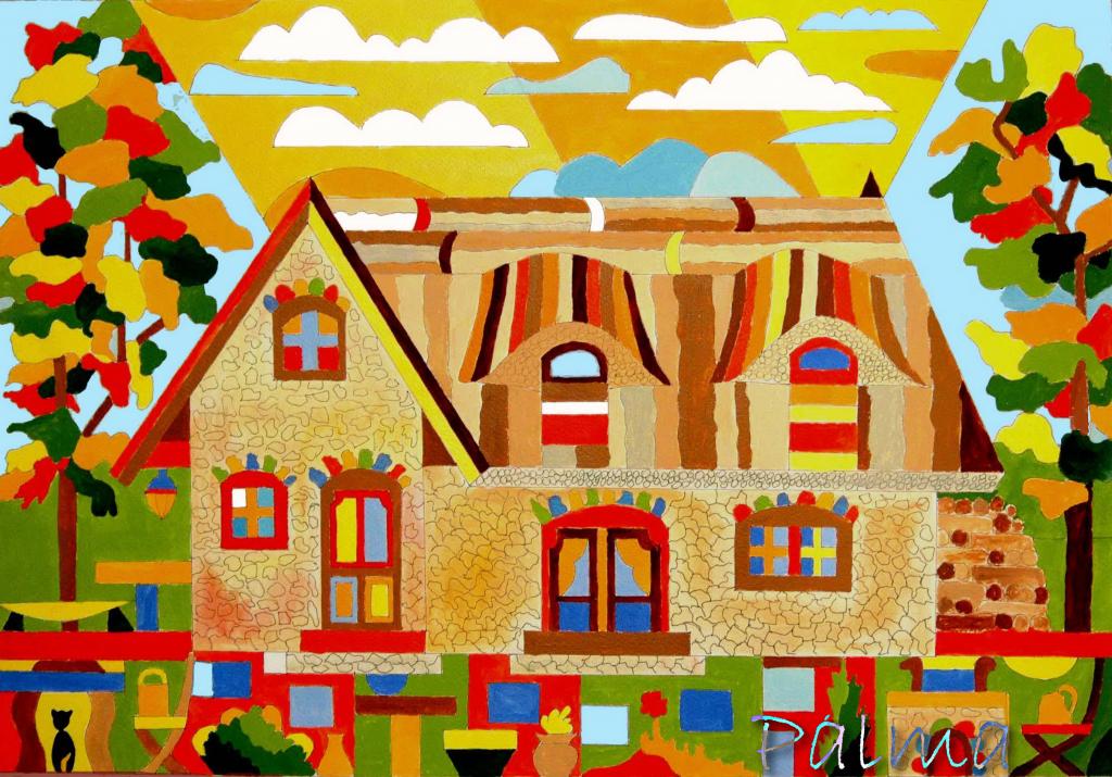 Olaj, akvarell papír, 50cm x 68cm