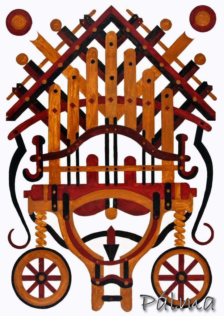 Olaj, akvarell papír, 70cm x 50cm