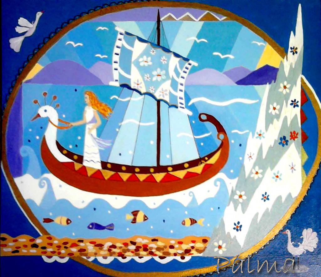 Olaj, farost, 60cm x 50cm