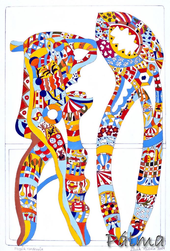 Olaj, akvarell papír, 70cm x 50cm