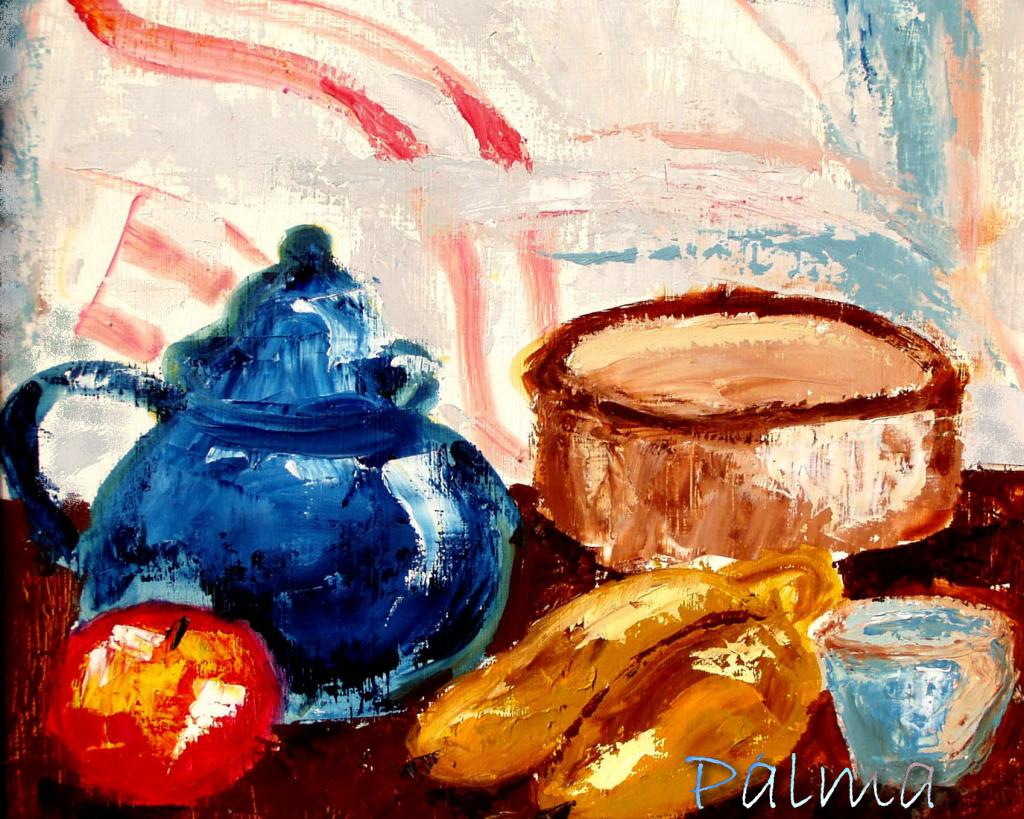 Olaj, farost, 30cm x 36cm