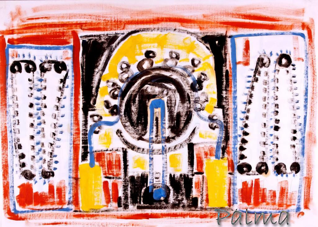 Olaj, akvarell papír