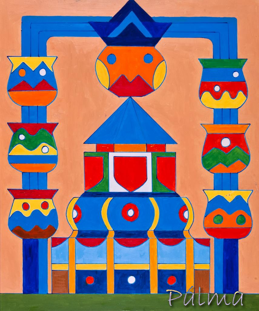 Olaj, akvarell papír, 59cm x 50cm