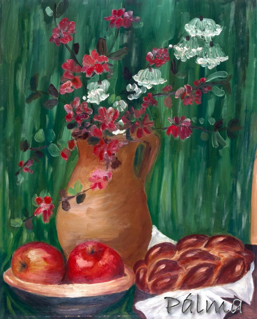 Olaj, farost, 50cm x 40cm