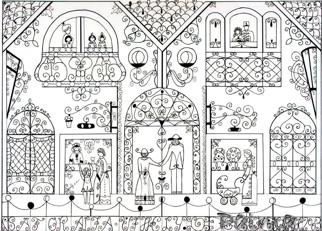 Tus, akvarell papír, 50cm x 70cm