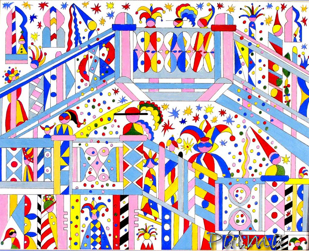 Olaj, akvarell papír, 50cm x 60cm