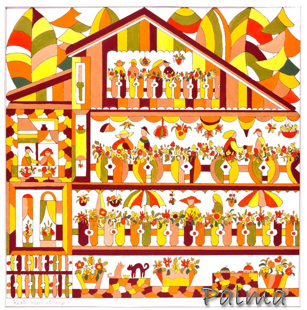 Olaj, akvarell papír, 60cm x 50cm