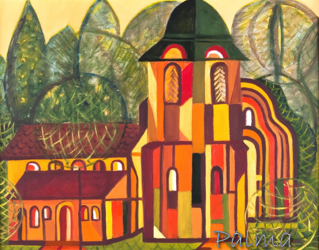 Olaj, farost, 40cm x 50cm