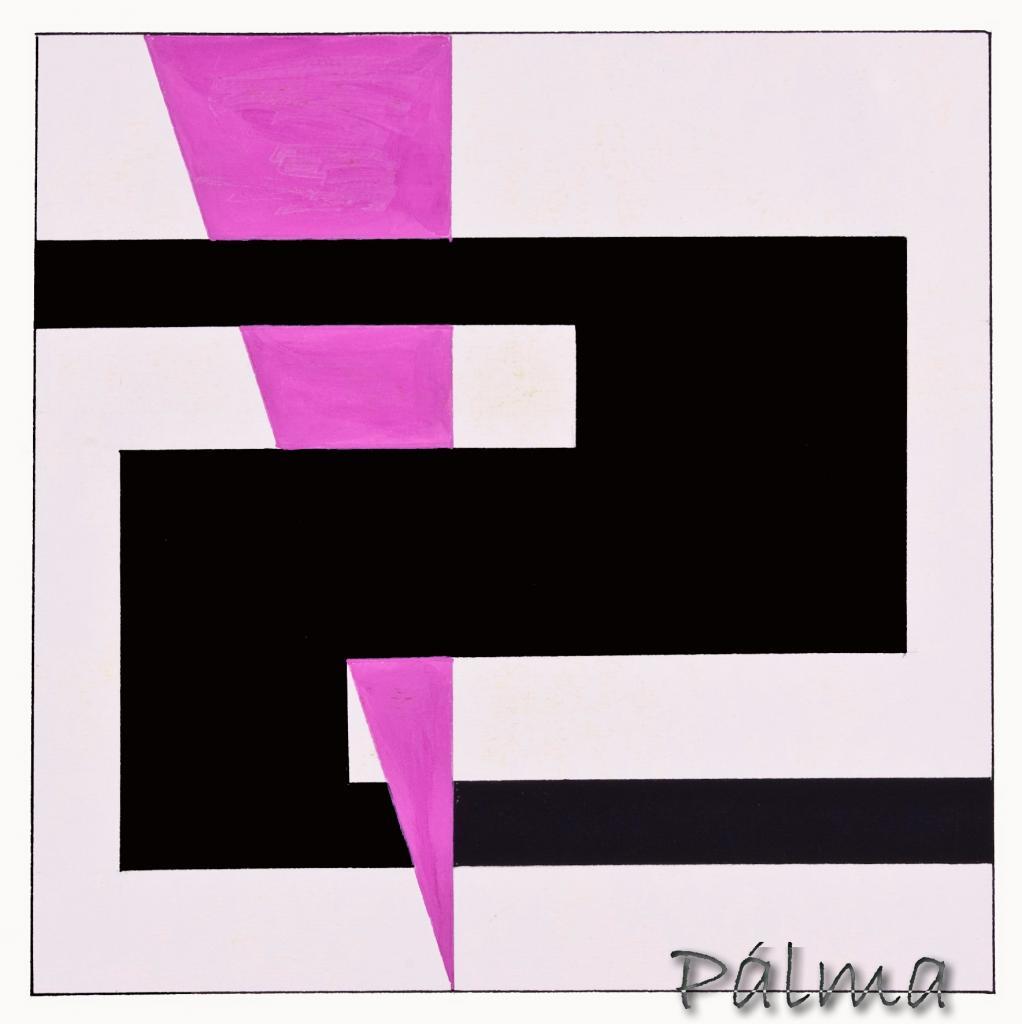 Tempera, akvarell papír, 30cm x 30cm