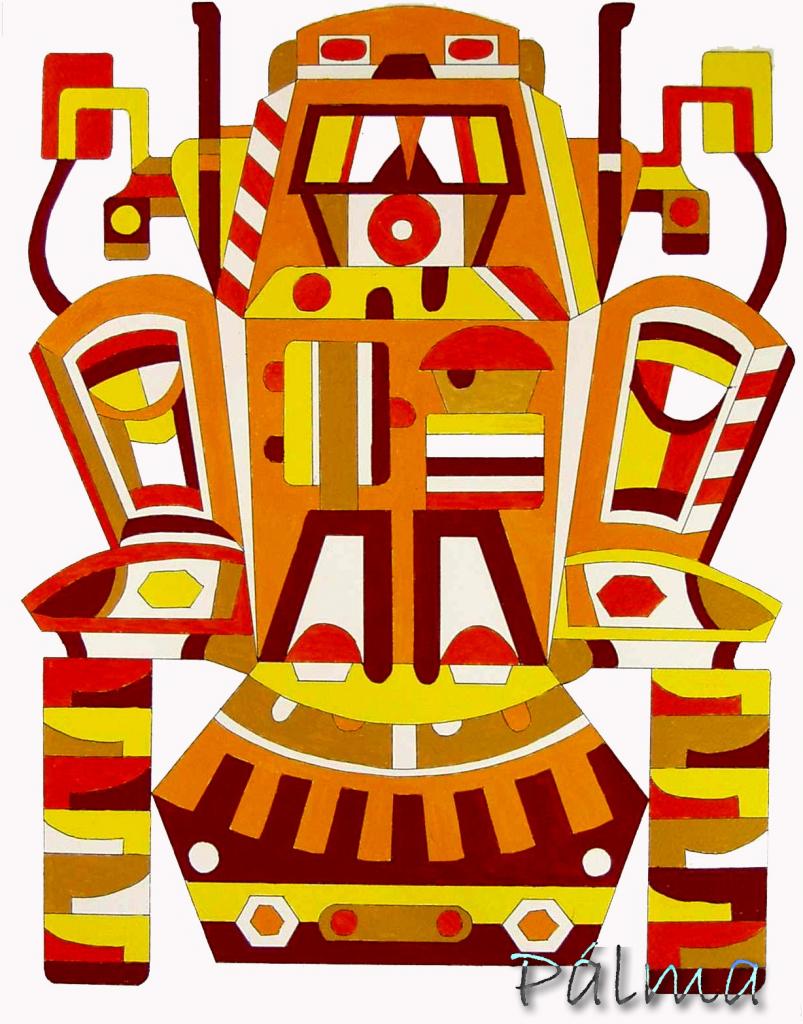 Olaj, akvarell papír, 70cm x 50cm