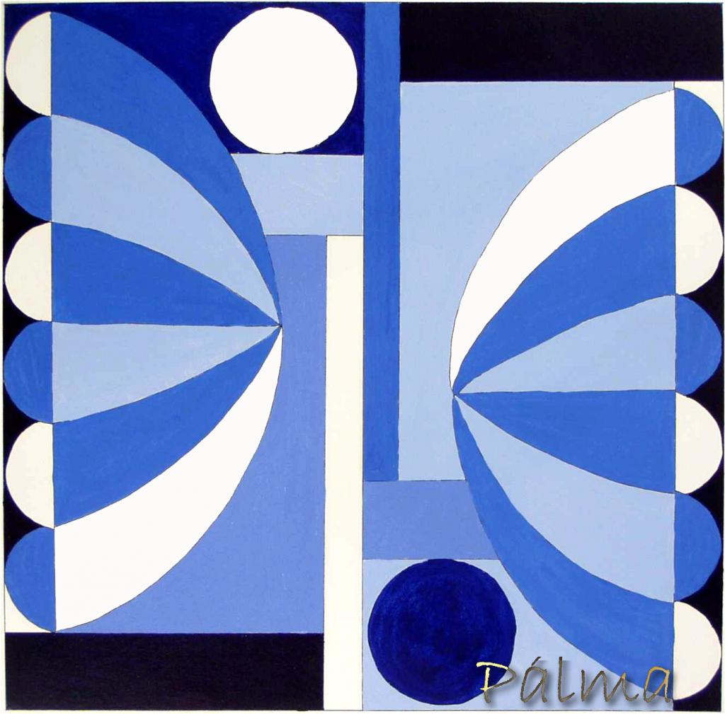 Olaj, akvarell papír, 40cm x 40cm