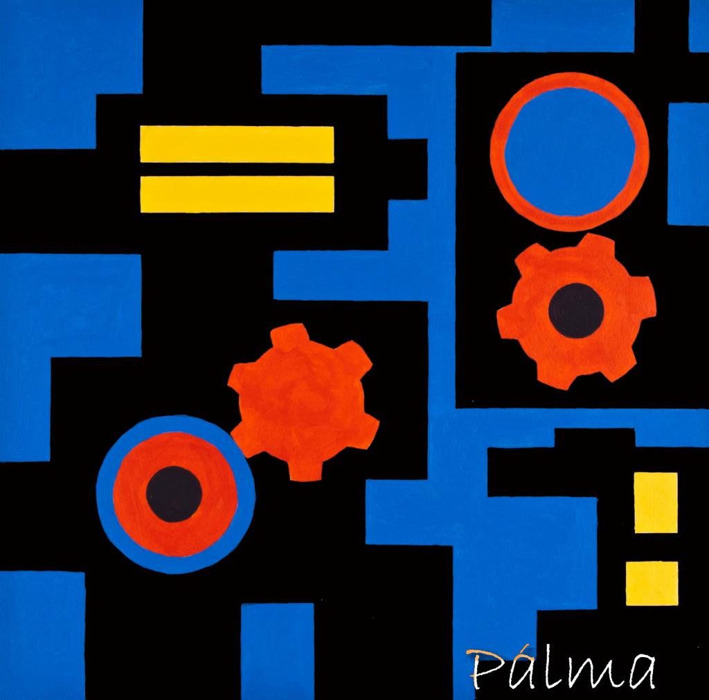 Olaj, akvarell papír, 50cm x 50cm