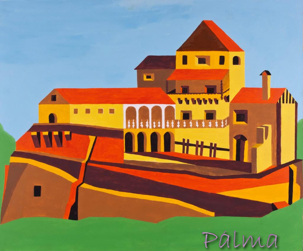 Olaj, farost, 40cm x 50cm