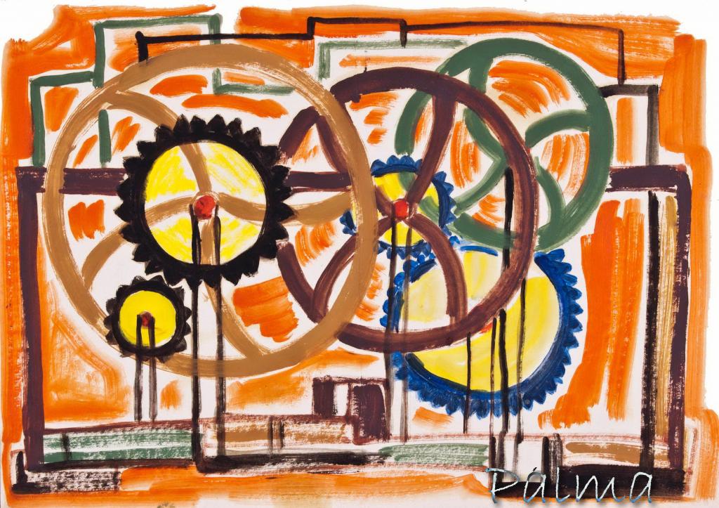 Olaj, akvarell papír