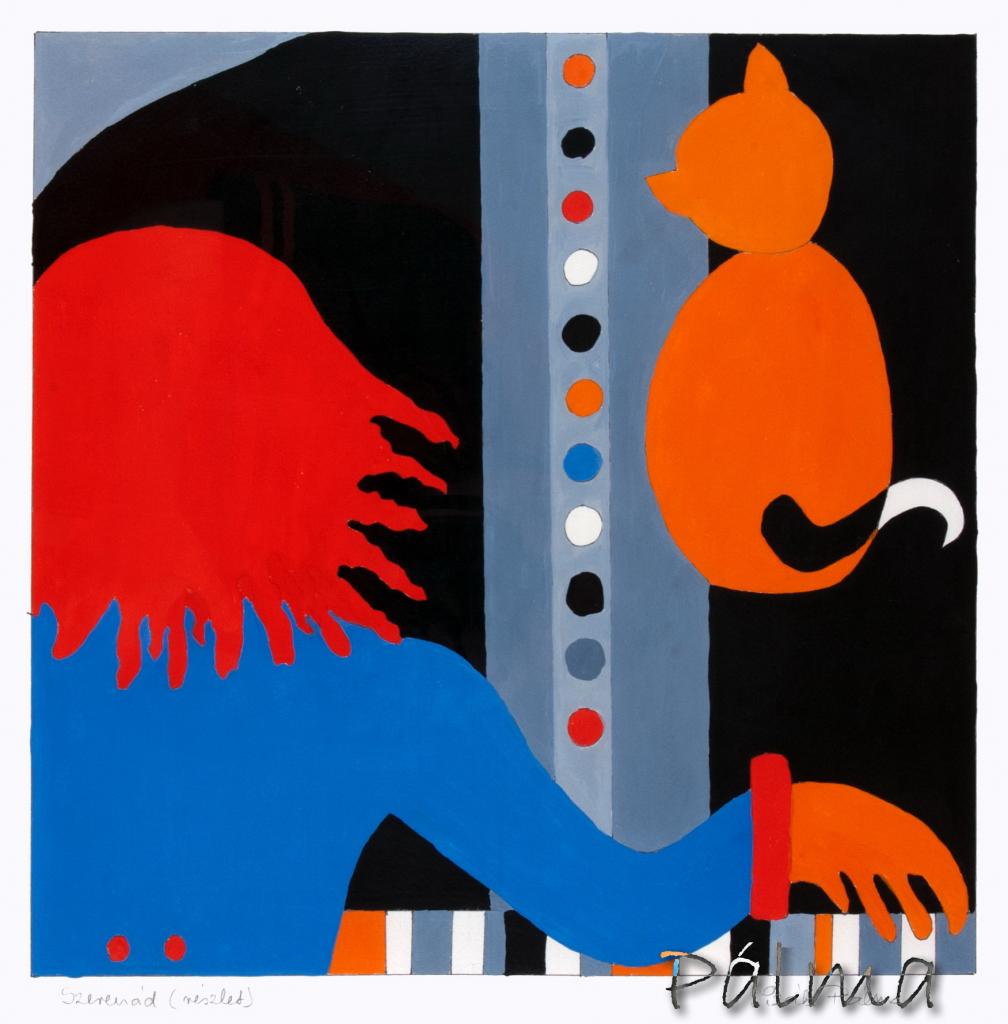 Olaj, akvarell papír, 50cm x 50cm