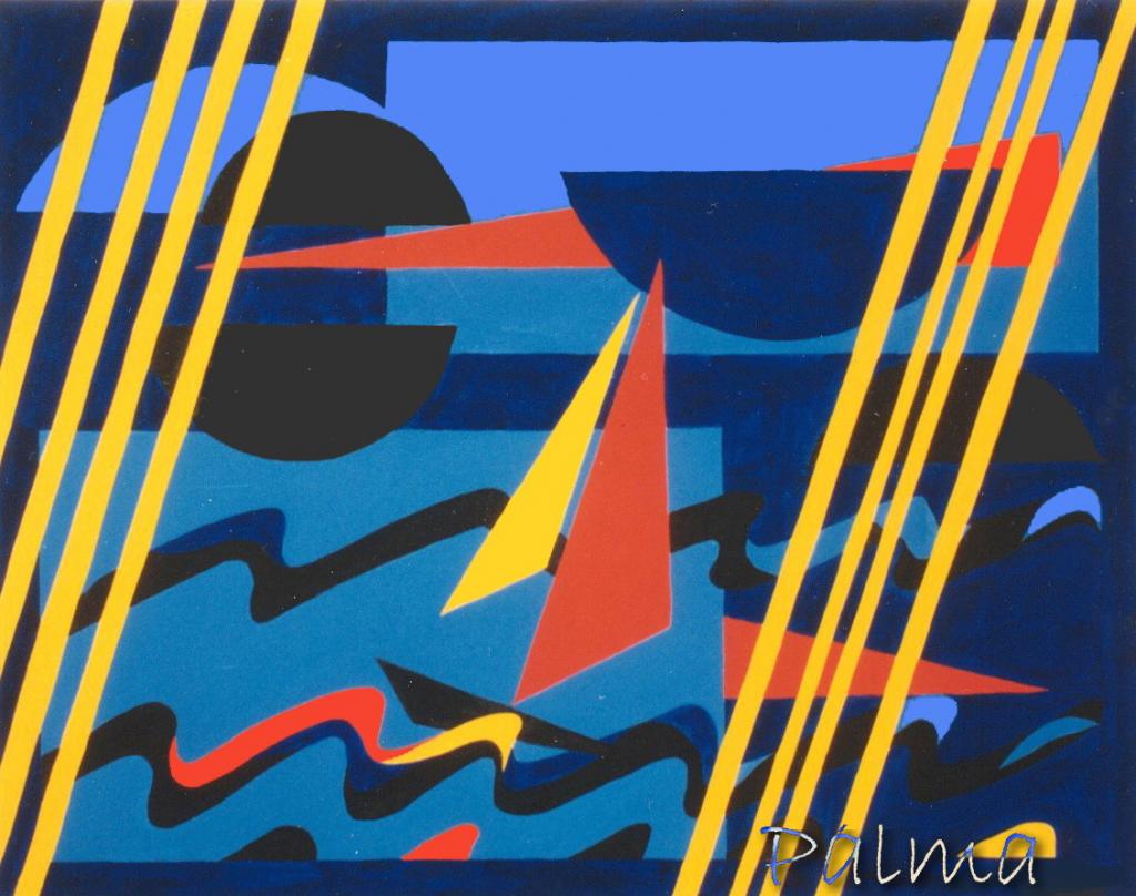 Olaj, akvarell papír, 50cm x 60cm