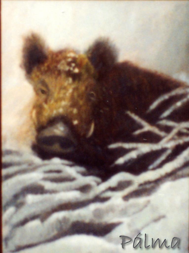 Olaj, farost, 50cm x 40cm