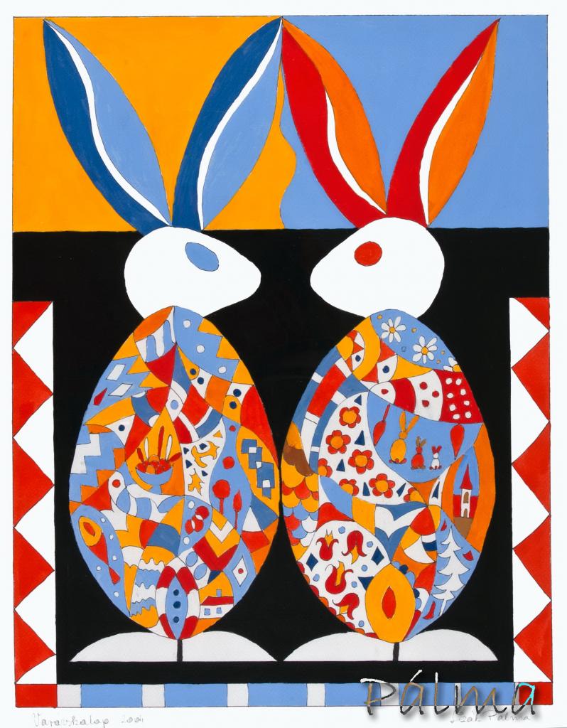 Olaj, akvarell papír, 60cm x 50cm