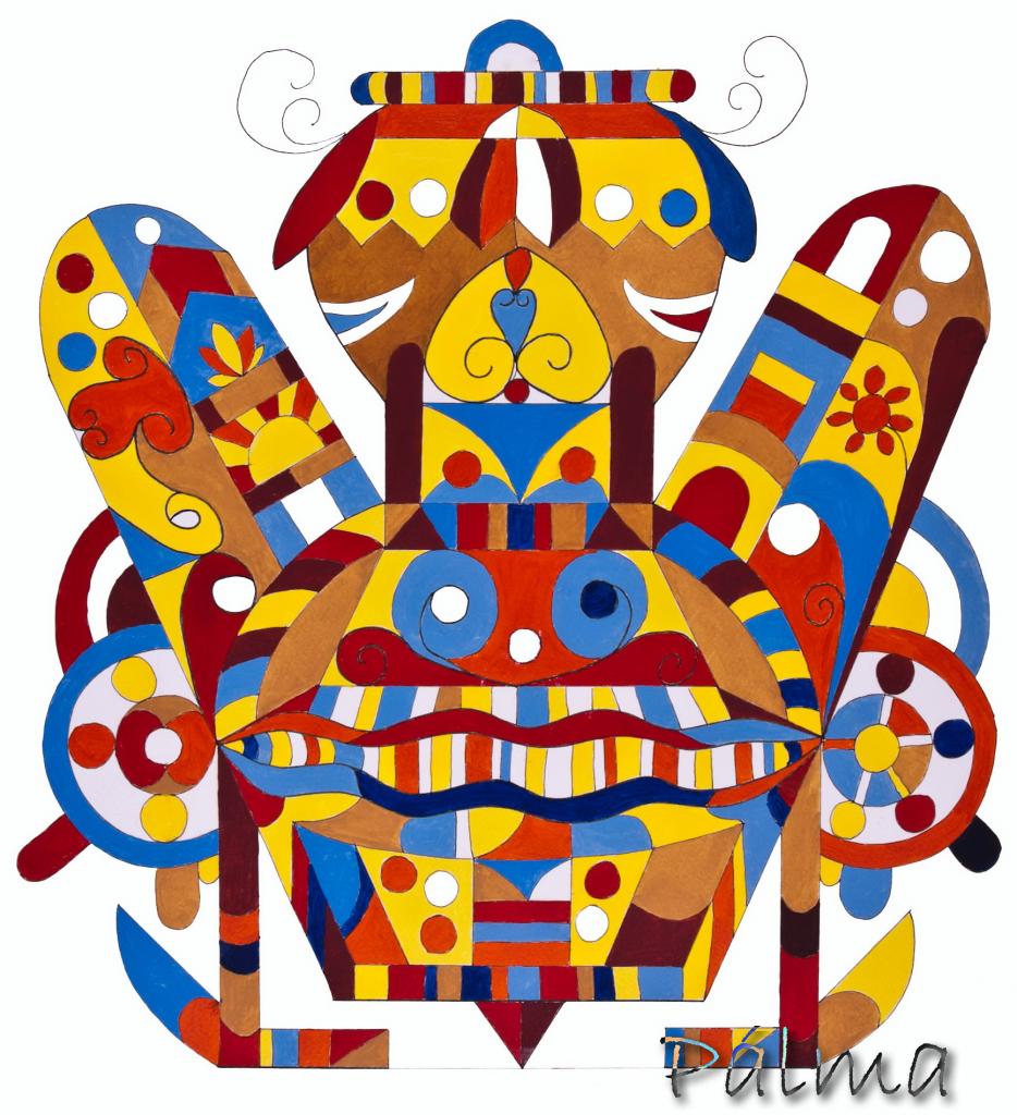 Olaj, akvarell papír, 60cm x 50cm