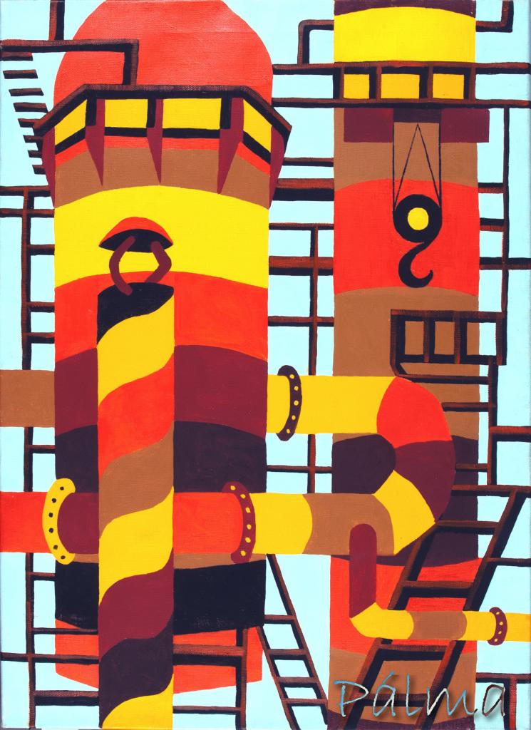 Olaj, vászon, 70cm x 50cm