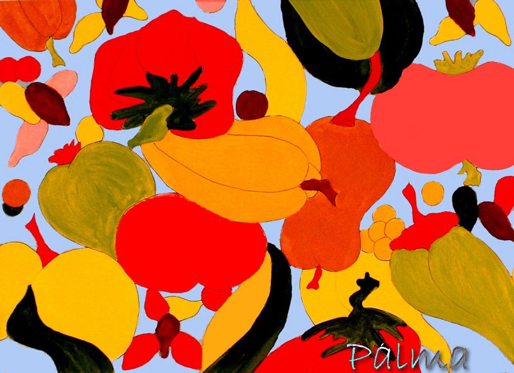 Olaj, akvarell papír, 50cm x 57cm