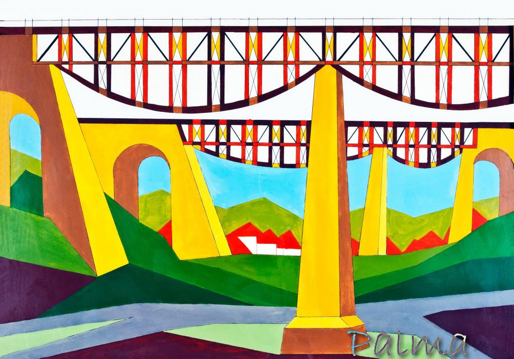 Olaj, akvarell papír, 50cm x 70cm