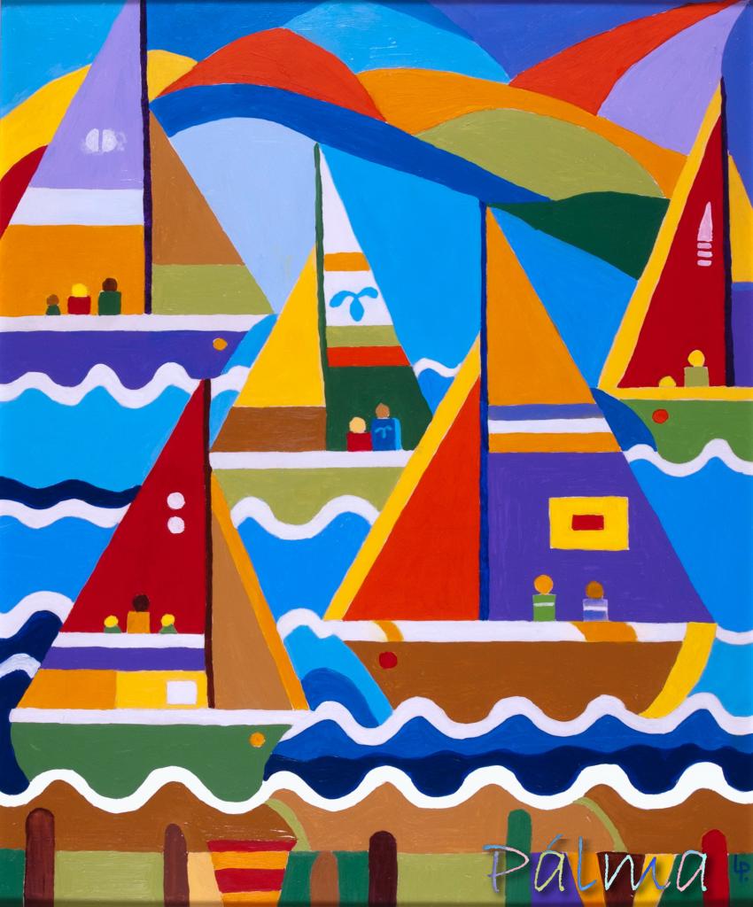 Olaj, farost, 60cm x 50cm