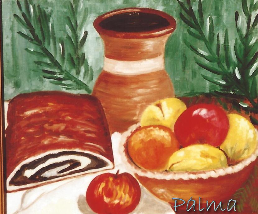 Olaj, farost, 40cm x 50cm