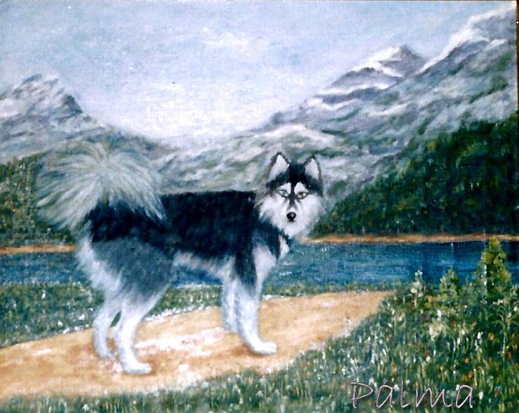 Olaj, farost, 50cm x 60cm